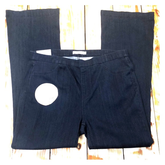 Cello Pants - NWT Ms. Cello Flare Pull On Denim Jeggings Size 3X